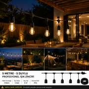Sarmaşık Dış Mekan Armatür 5 Metre 5 Duy  CT-7069 ( AMPUL DAHİL DEĞİLDİR )