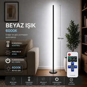 LUMINA Orjinal Beyaz 6000K Kumandalı Lambader 150 CM