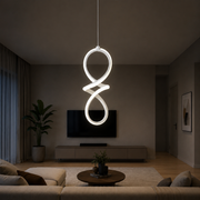 Damla Beyaz Ultra Power Beyaz LED'li Sarkıt Avize | Modern Tekli LED Avize 6500K