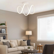 Dolce Modern Beyaz Plafonyer Ultra Beyaz Ledli Avize