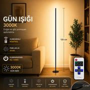 Luma Gün Işığı 3000K  Kumandalı Lambader 120 CM