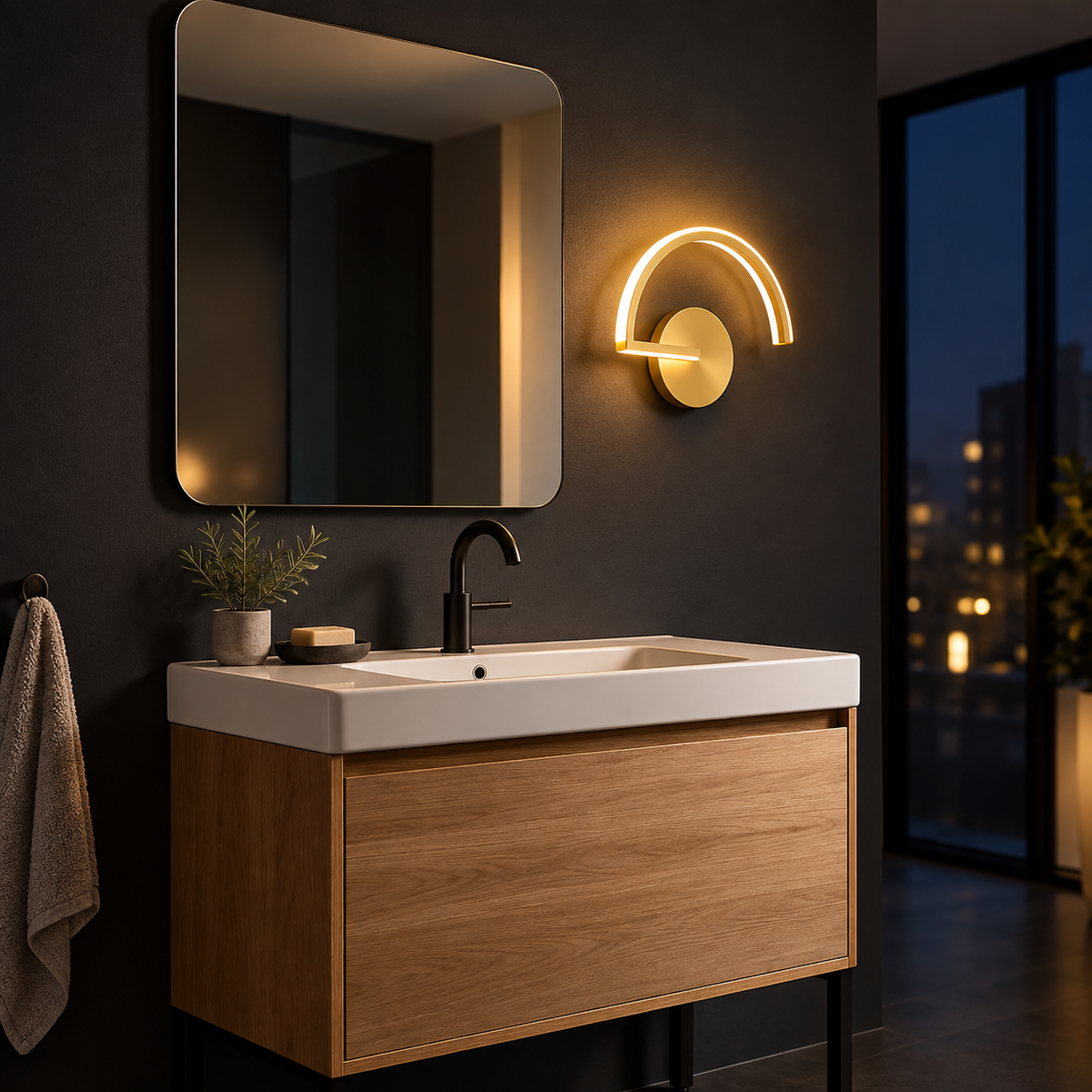 OLİVA Şarjlı Modern LED Duvar Apliği Günışığı Taşınabilir Usb