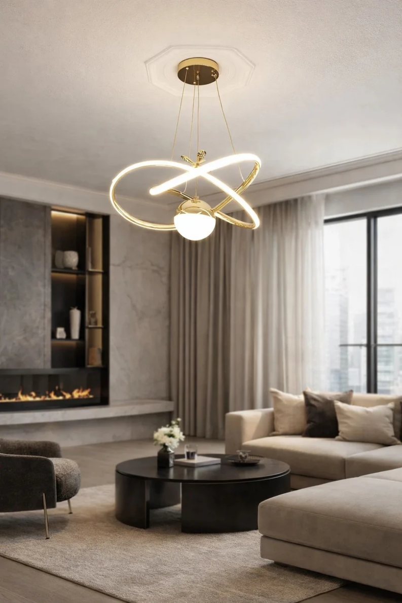 Adore 3 Renk LED Modern Sarkıt  Tasarım Avize