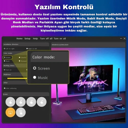 PC Ambilight Led Bar Senkronize 2 Li