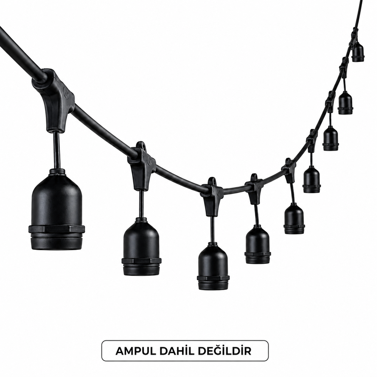 Sarmaşık Dış Mekan Armatür 10 Metre 20 Duy  CT-7070 ( AMPUL DAHİL DEĞİLDİR )