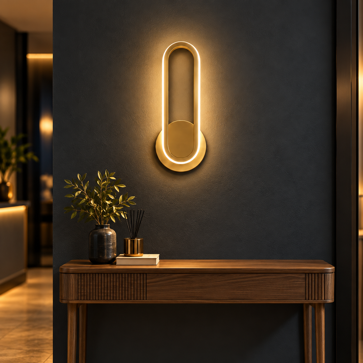 LUİS Şarjlı Modern LED Duvar Apliği Günışığı Taşınabilir Usb