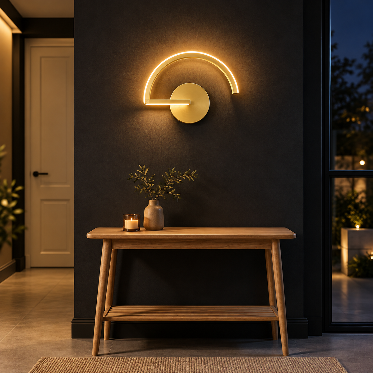 OLİVA Şarjlı Modern LED Duvar Apliği Günışığı Taşınabilir Usb
