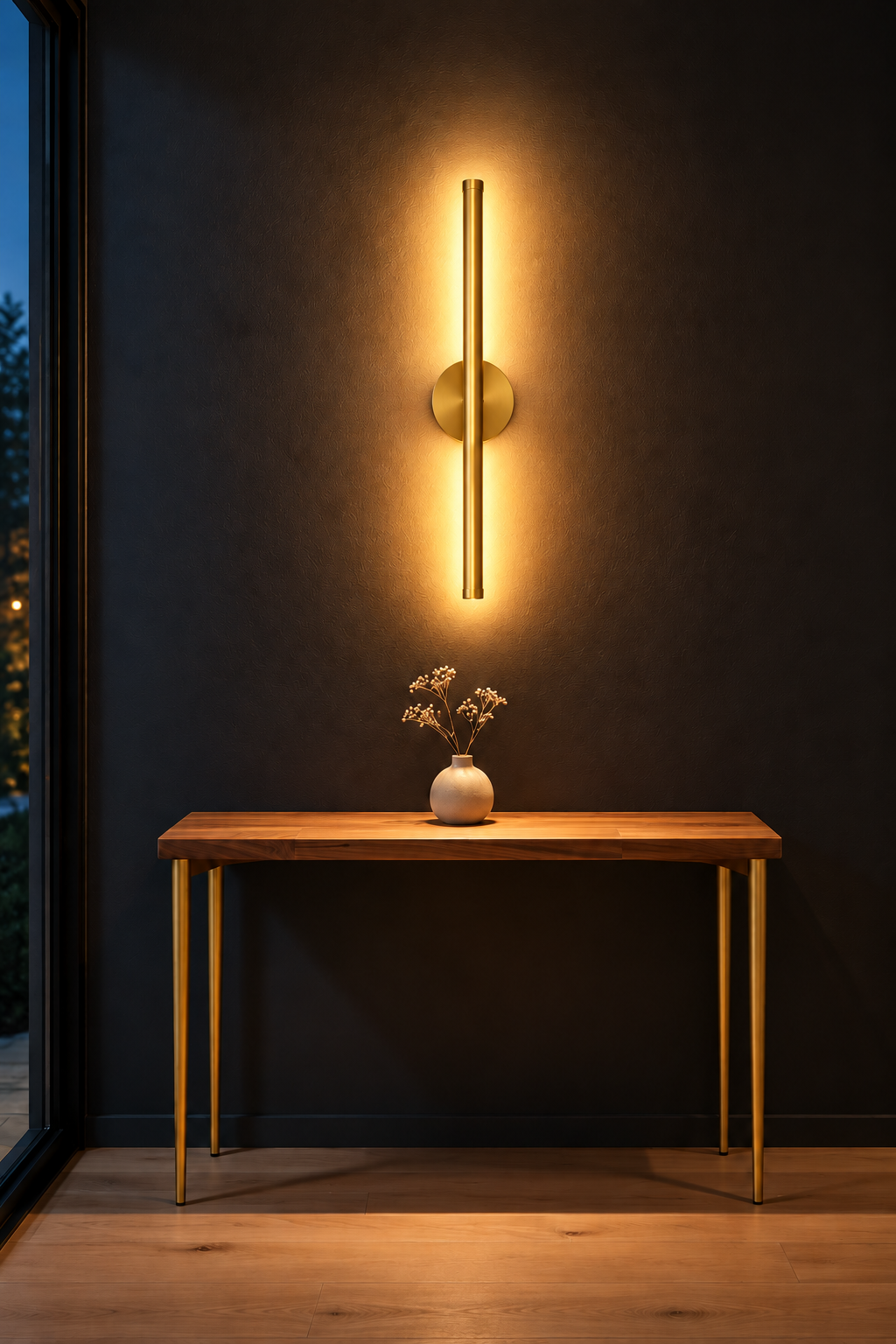 FENİX Şarjlı Modern LED Duvar Apliği Günışığı Taşınabilir Usb KUMANDALI