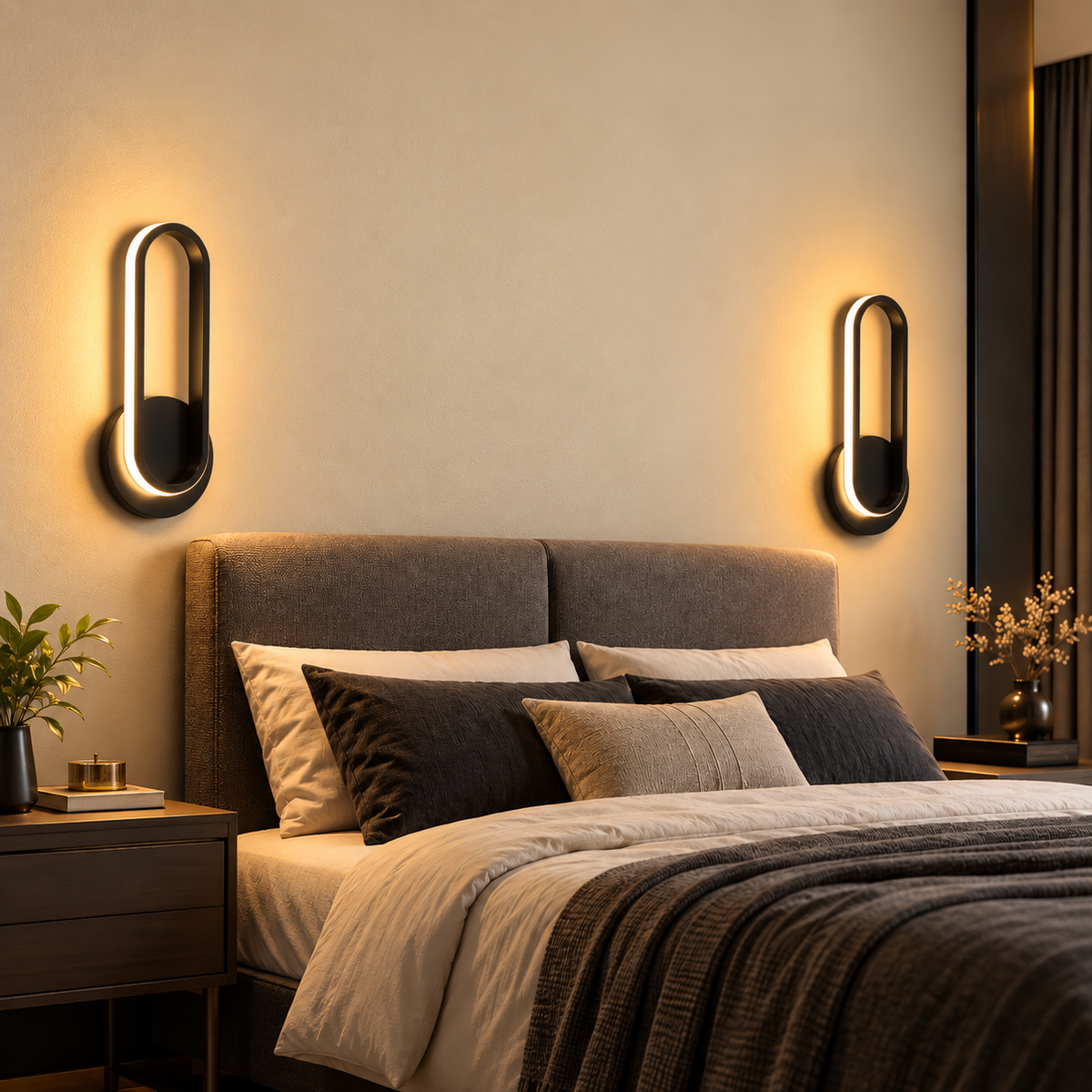 LUİS Şarjlı Modern LED Duvar Apliği Günışığı Taşınabilir Usb