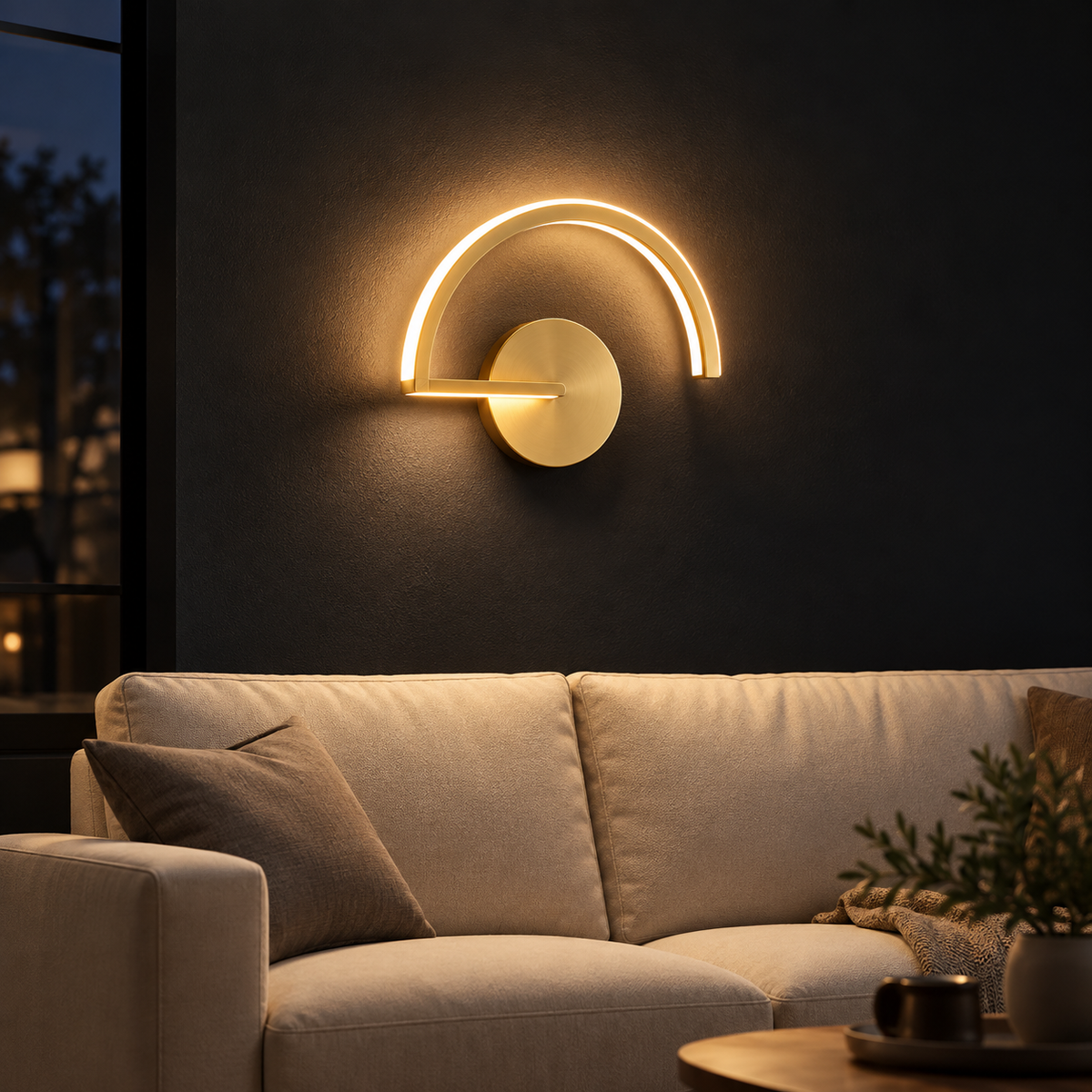 OLİVA Şarjlı Modern LED Duvar Apliği Günışığı Taşınabilir Usb