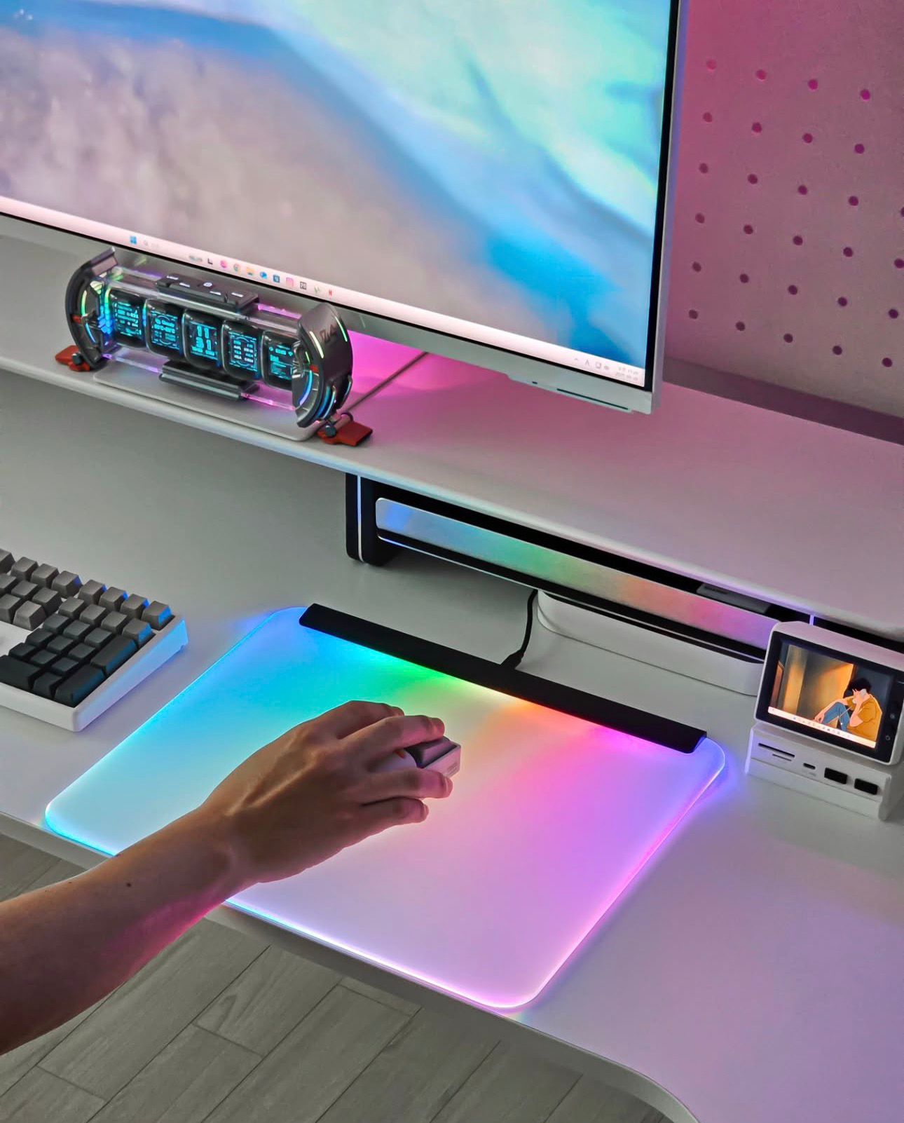 Amblight Mouse PAD Ekran Senkronizasyonlu
