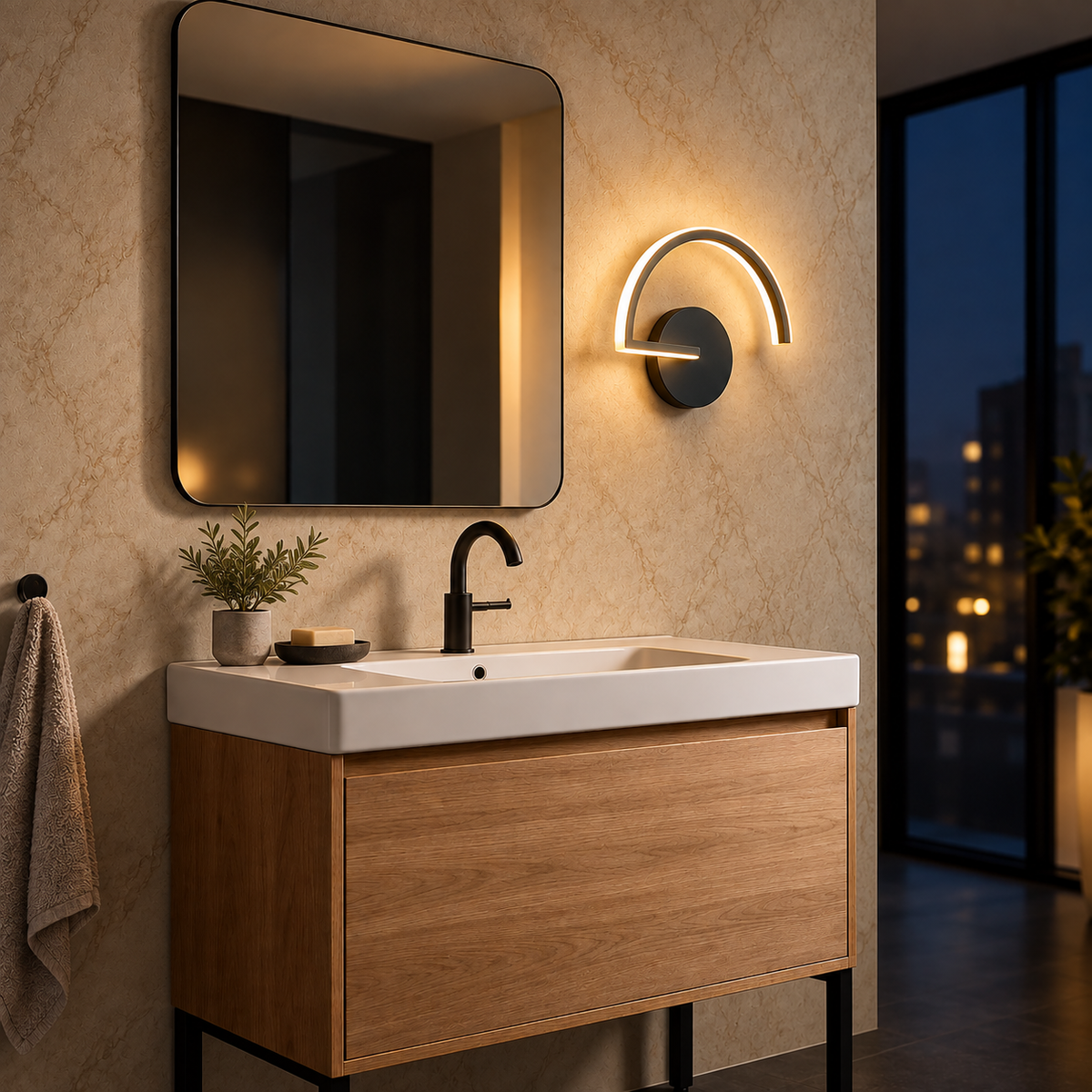 OLİVA Şarjlı Modern LED Duvar Apliği Günışığı Taşınabilir Usb