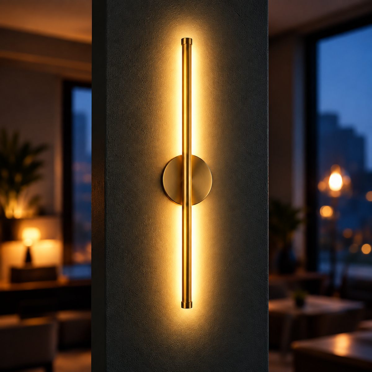 FENİX Şarjlı Modern LED Duvar Apliği Günışığı Taşınabilir Usb