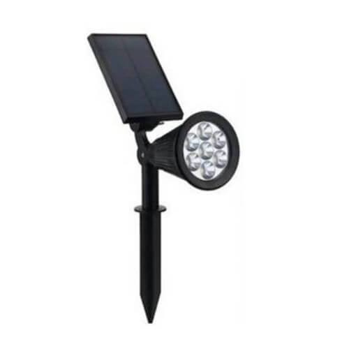 Güneş Enerjili Solar 7W YEŞİL Solar Bahçe Armatürü Yeşil Işık CT-7310