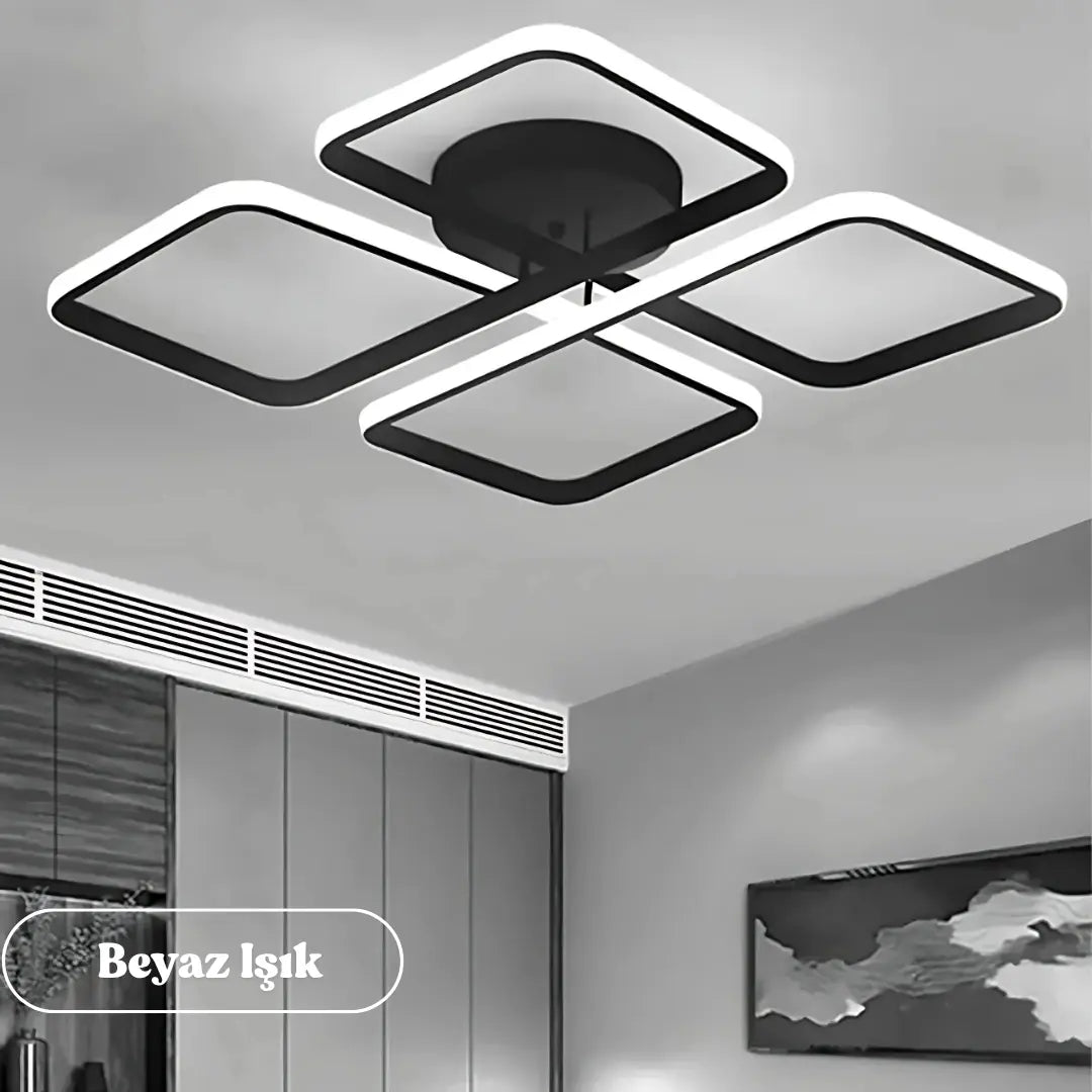 Novem Plafonyer Ultra Süper Power Ledli Tava Sıfır Avize BEYAZ IŞIK