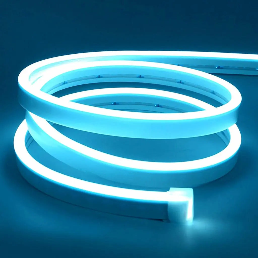 Rayza Neon Esnek Şerit Led Tak Çalıştır Kumandalı - Dimmer-Buz Mavisi (ÖLÇÜ SEÇENEĞİ)