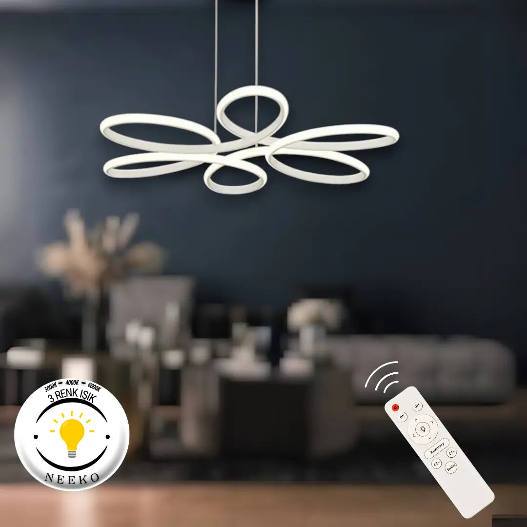 Nipul Modern Sarkıt Ultra Power Led 3 RENK - KUMANDALI