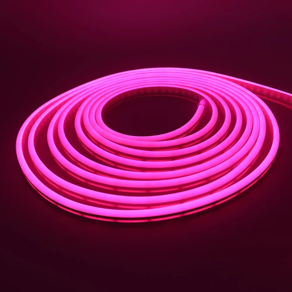 Rayza Neon Esnek Şerit Led Tak Çalıştır Kumandalı - Dimmer-Pembe (ÖLÇÜ SEÇENEĞİ)