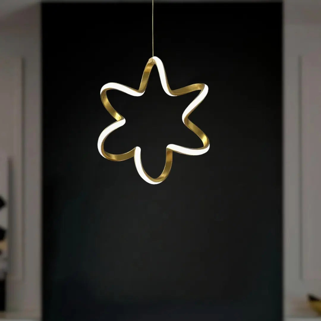 Yıldız Tekli Sarkıt Ultra LedliAvize BEYAZ IŞIK