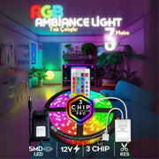 Rgb Led Tak Çalıştır 16 Renkli 4 Animasyonlu Tv Arkası Led Yatak Odası Led Bilgisayar Led 3 Metre