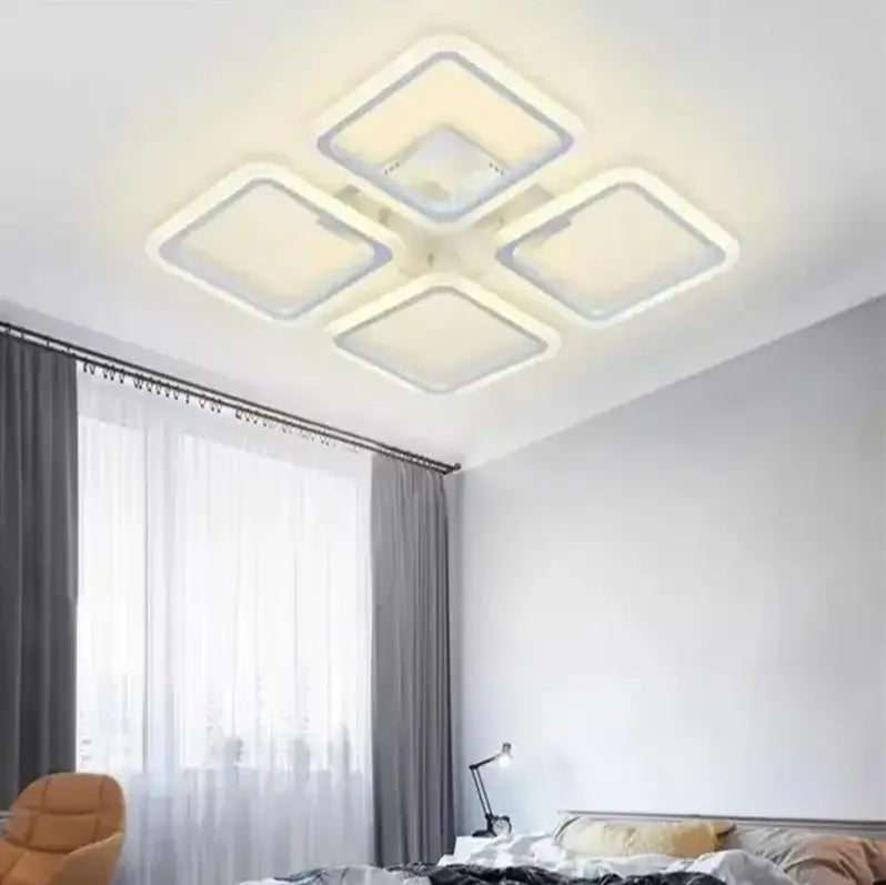 Toya 4'lü Beyaz Plafonyer Ultra Günışığı Ledli Avize