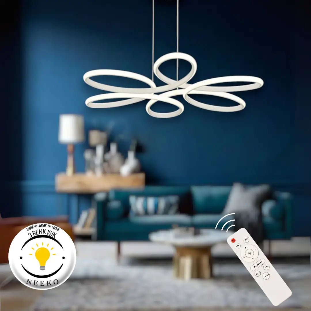 Nipul Modern Sarkıt Ultra Power Led 3 RENK - KUMANDALI