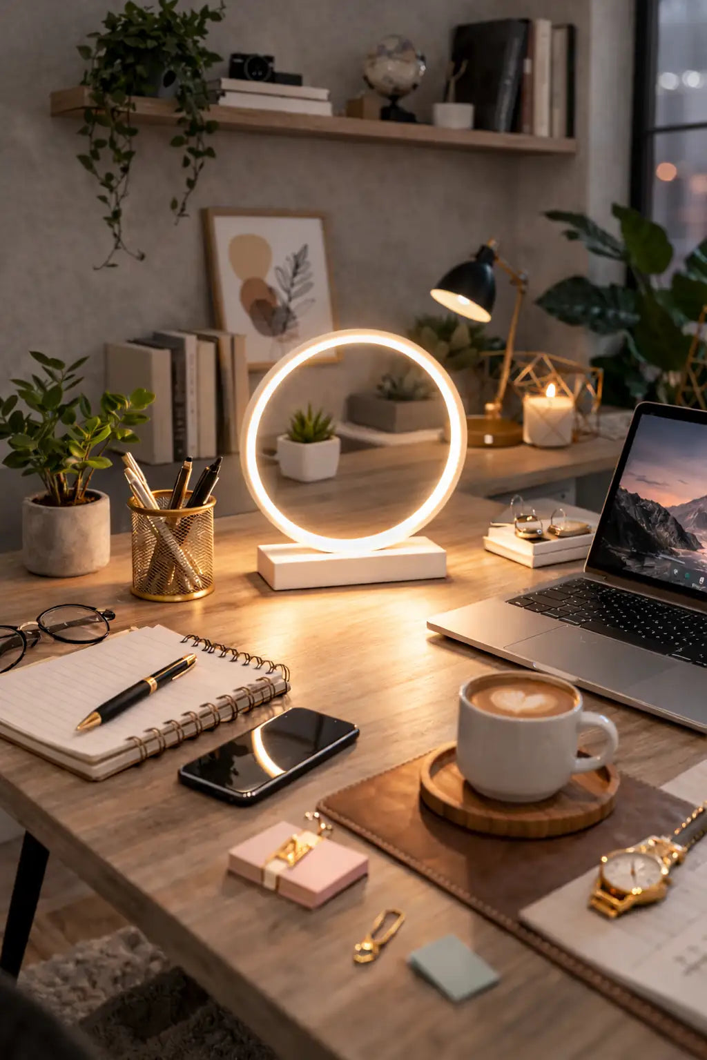 Robi LED Işıklı  Masa Lambası  Dekoratif Gece Lambası