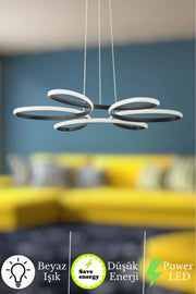 Nipul Modern Sarkıt Avize Beyaz Power Led BEYAZ IŞIK