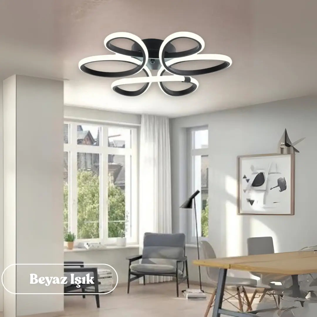 Linup Modern Plafonyer Tavana Sıfır Power LED Avize Beyaz Işık