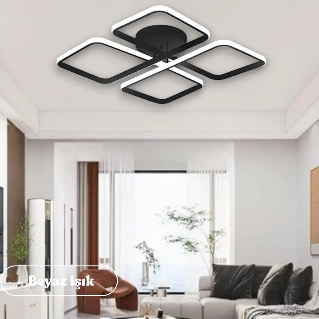 Novem Plafonyer Ultra Süper Power Ledli Tava Sıfır Avize BEYAZ IŞIK