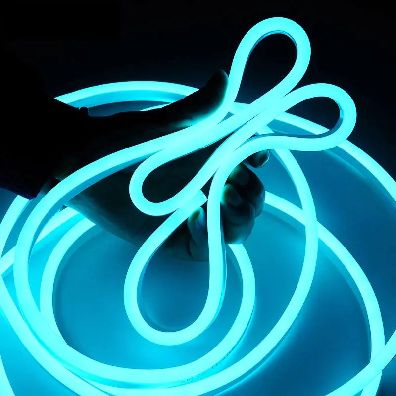Rayza Neon Esnek Şerit Led Tak Çalıştır Kumandalı - Dimmer-Buz Mavisi (ÖLÇÜ SEÇENEĞİ)
