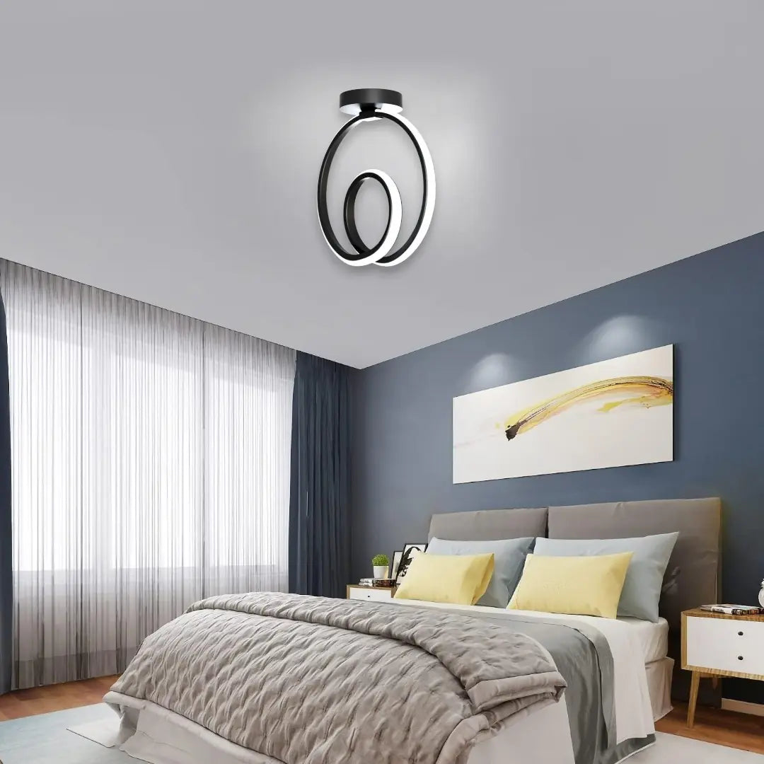 ORJİN Tekli Plafonyer Power Led Ultra Beyaz SİYAH KASA - BEYAZ IŞIK