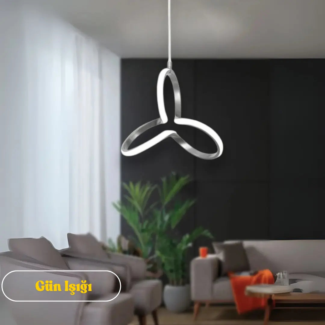 Clover Tekli Plafonyer  Power Led Ultra Beyaz GRİ KASA - GÜN IŞIĞI