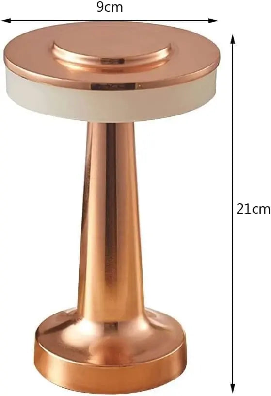 Şarjlı Masa Lambası Dim Edilebilir 3 Renk Işık Dokunmatik