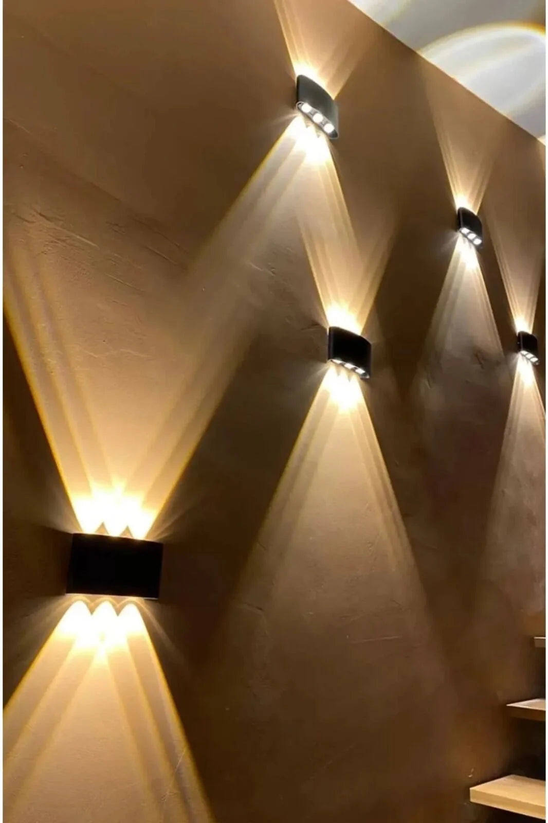 Modern Dekoratif Çift Yönlü Duvar Aydınlatma Led Aplik