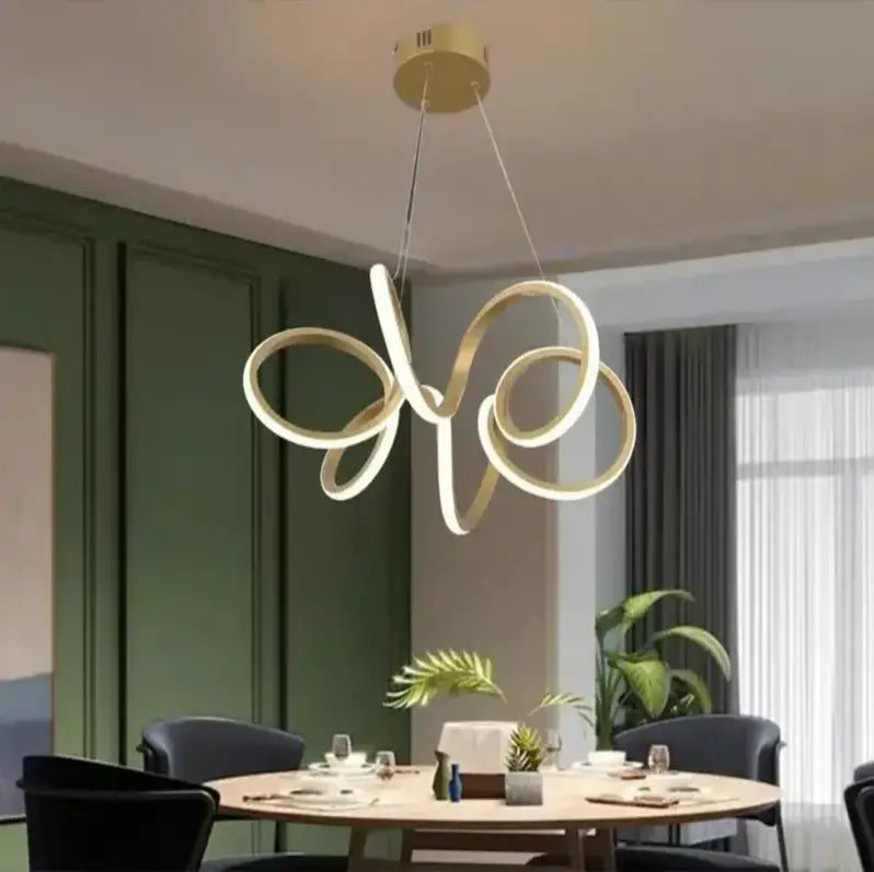 Endy Modern Sarkıt Led Avize Salon Mutfak Oda Hol Ledli Avize Günışığı