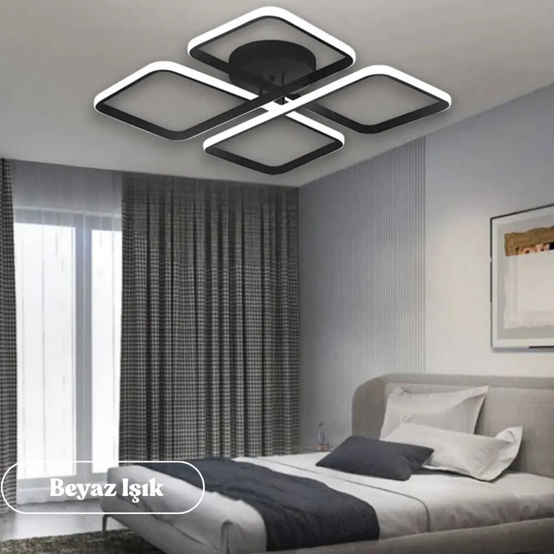 Novem Plafonyer Ultra Süper Power Ledli Tava Sıfır Avize BEYAZ IŞIK