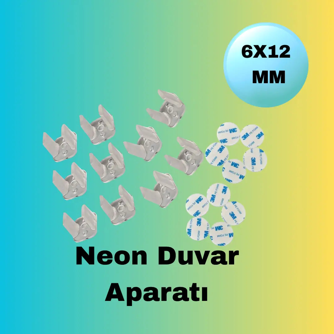 Neon Duvar Aparatı 6x12 mm