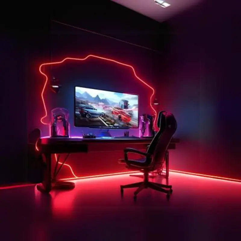 Flexin Neon Rgb Led - Sese Müziğe Duyarlı Kumandalı -çok Renkli (ÖLÇÜ SEÇENEĞİ)