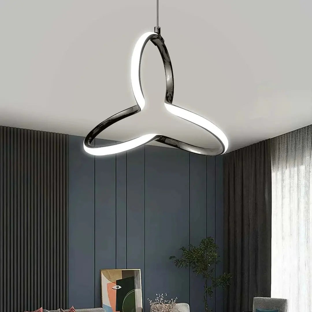 Clover Tekli Sarkıt  Power Led Ultra SİYAH KASA - BEYAZ IŞIK