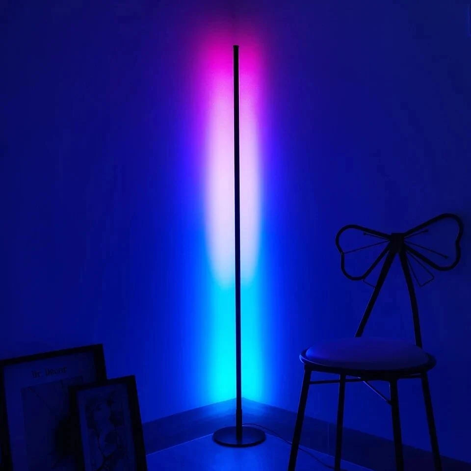 Ambiora Akıllı ARGB LED Lambader – Kumandalı, 56 Işık Modu ve 4 Sabit Renk - 120 Cm
