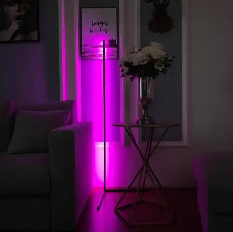 Noxen Kumandalı RGB Lambader – 16 Renk Seçeneği, 4 Dinamik Mod, Modern Lamba 120 Cm