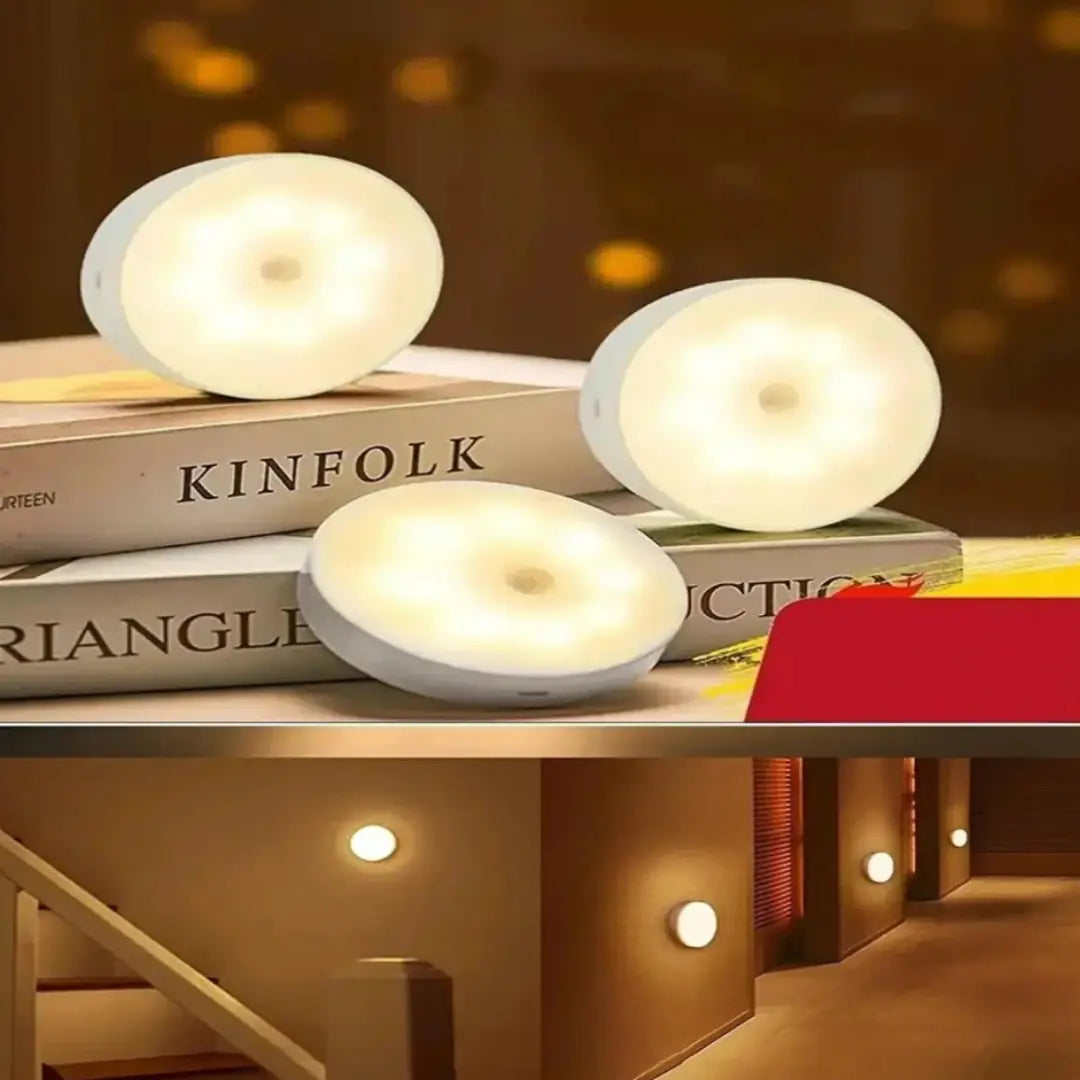Hareket Sensörlü - Usb Şarjlı - Led Işık Lamba - 4000 Kelwin