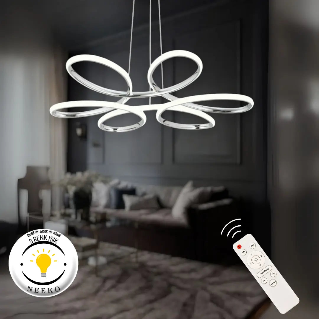 Nipul Modern Sarkıt Ultra Power Led 3 RENK - KUMANDALI