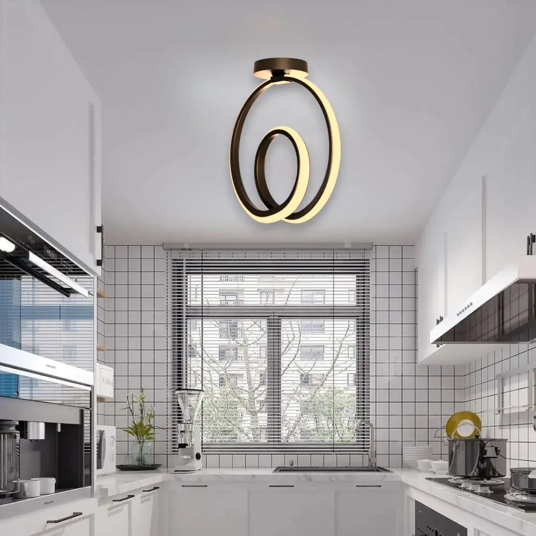 ORJİN Tekli Plafonyer Power Led Ultra SİYAH KASA - GÜN IŞIĞI