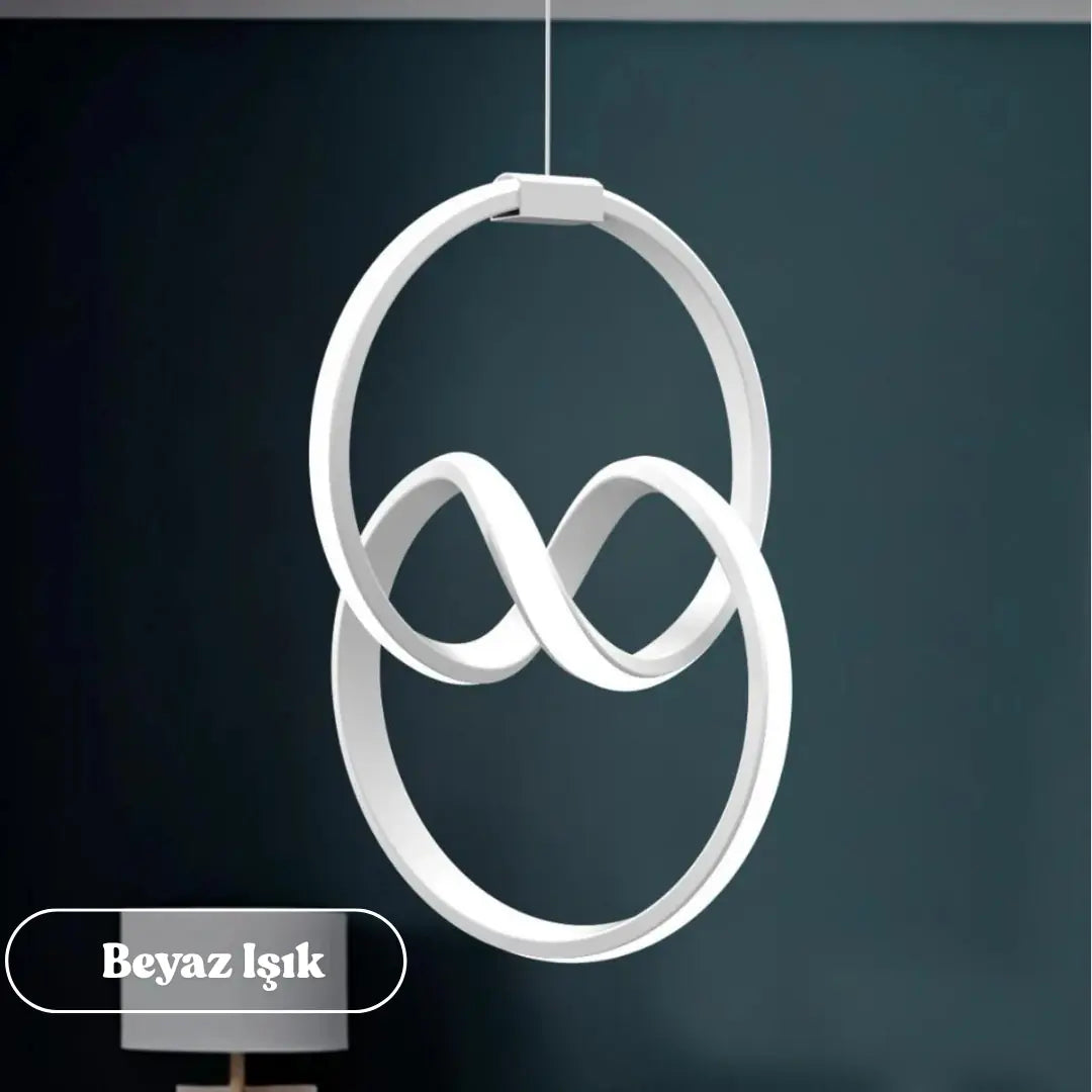 Modern Emily Tekli Sarkıt LED Beyaz Power Ledli BEYAZ KASA - BEYAZ IŞIK
