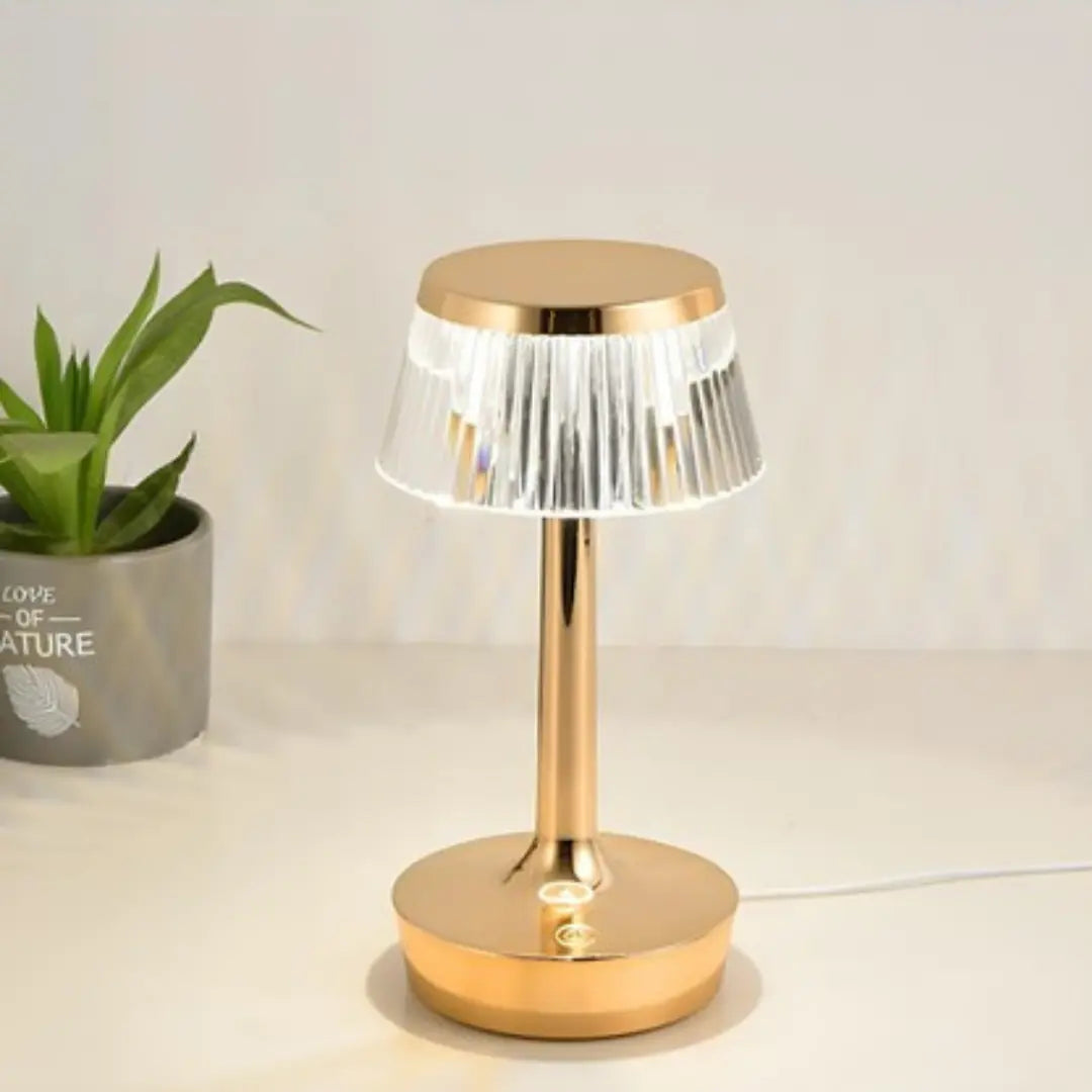 Rio Şarjlı Masa Lambası – 3 Renk Dokunmatik LED, USB Şarjlı, Dimlenebilir Işık Modu