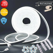 Luno 220 WOLT BEYAZ POWER LEDLİ NEON TAK ÇALIŞTIR FİŞLİ ÖLÇÜ SEÇENEKLİ