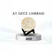 Ay Gece Lambası – 3D Baskı LED Aydınlatmalı Ay Tasarımı