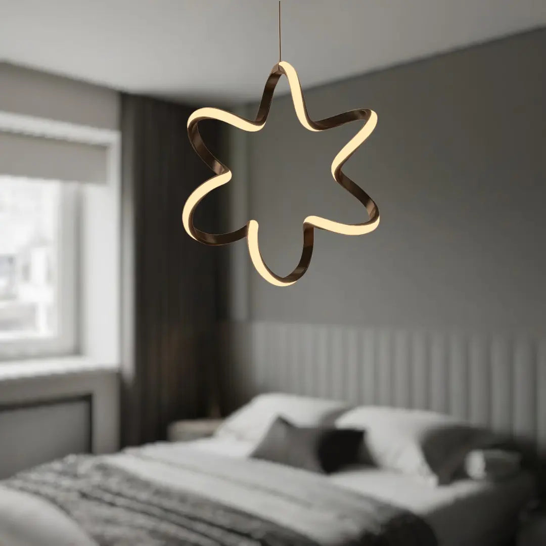 Yıldız Tekli Sarkıt UltraPower LedliAvize Gün Işığı